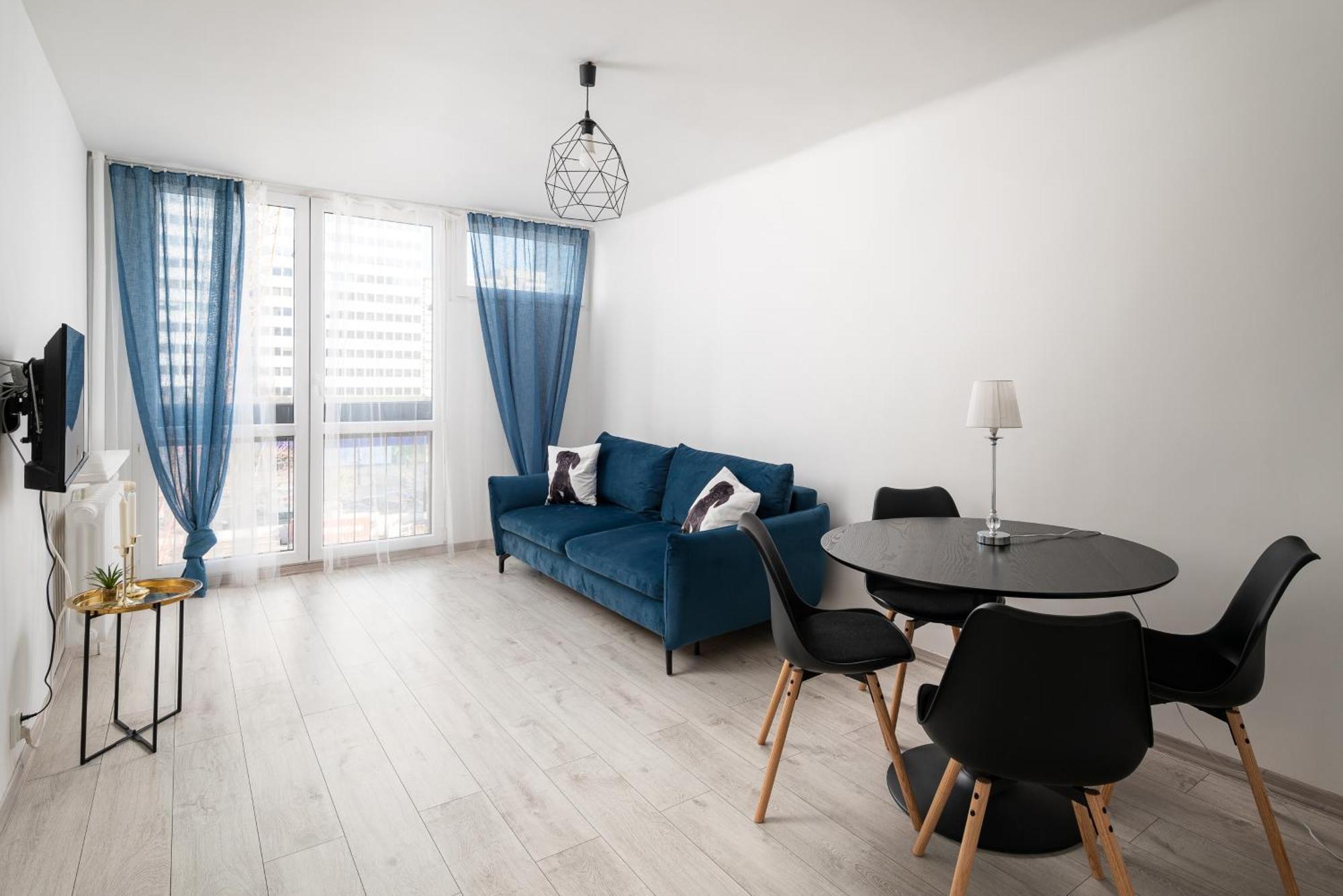 Grzybowska Blue City Centre Apartment Warsawa Bagian luar foto