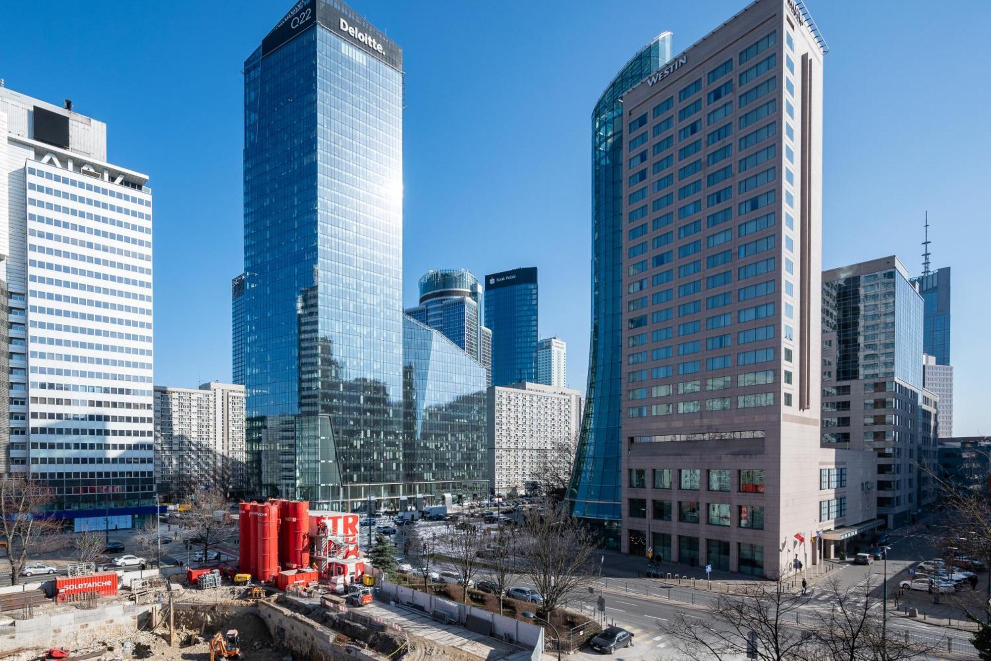 Grzybowska Blue City Centre Apartment Warsawa Bagian luar foto